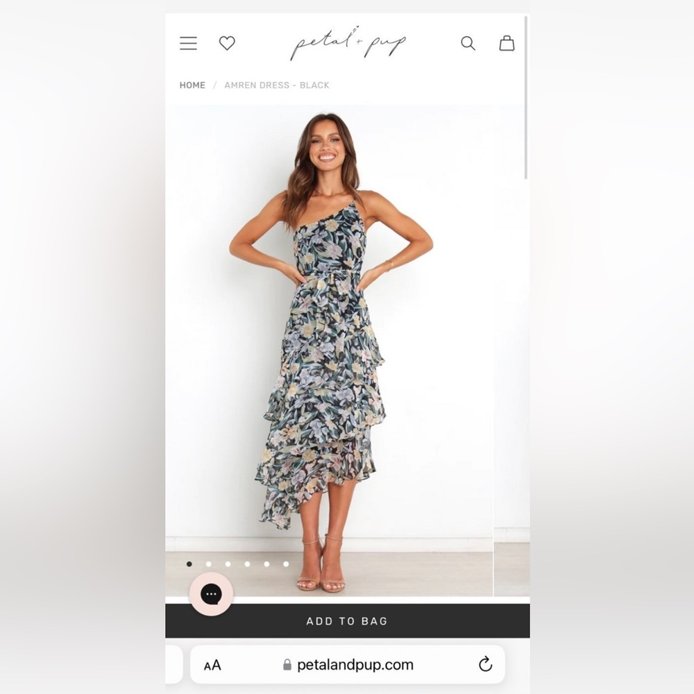 Petal + Pup Amren Floral Midi Dress